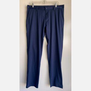 RHONE Navy Chino Performance Golf Commuter Pants Size 35x33 ~EUC